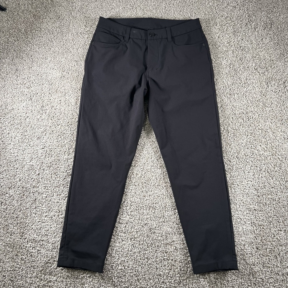 Lululemon ABC Pants Womens 28 Black Stretch Performance Active Casual Workwear‎